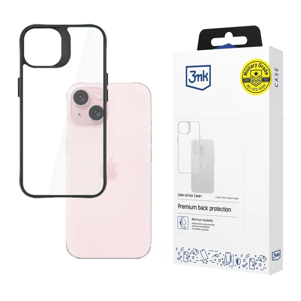 Coque pour Apple iPhone 15 Plus - 3mk Satin Armor Case+