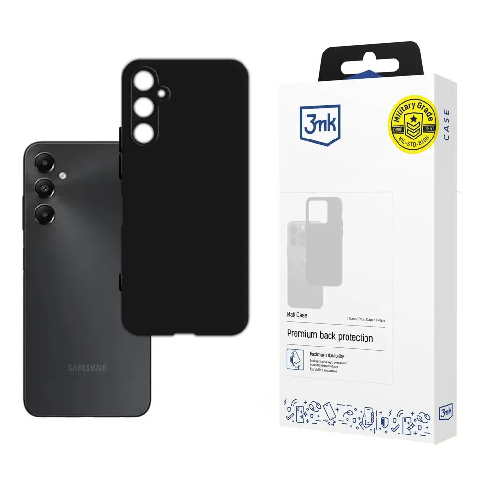 Coque pour Samsung Galaxy A05s - 3mk Matt Case Noir