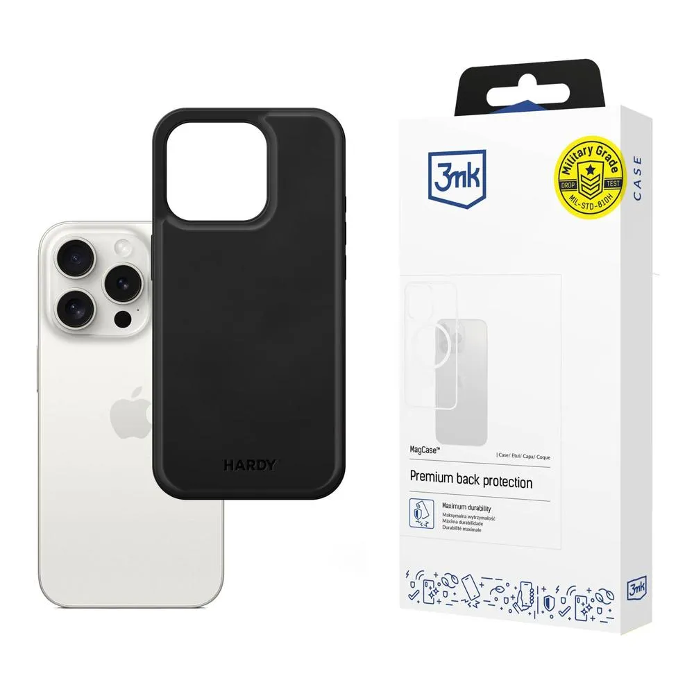 Coque pour Apple iPhone 15 Pro - 3mk Hardy Silky Leather MagCase