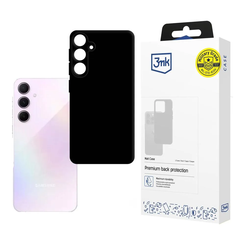 Coque pour Samsung Galaxy A35 5G - 3mk Matt Case Noir