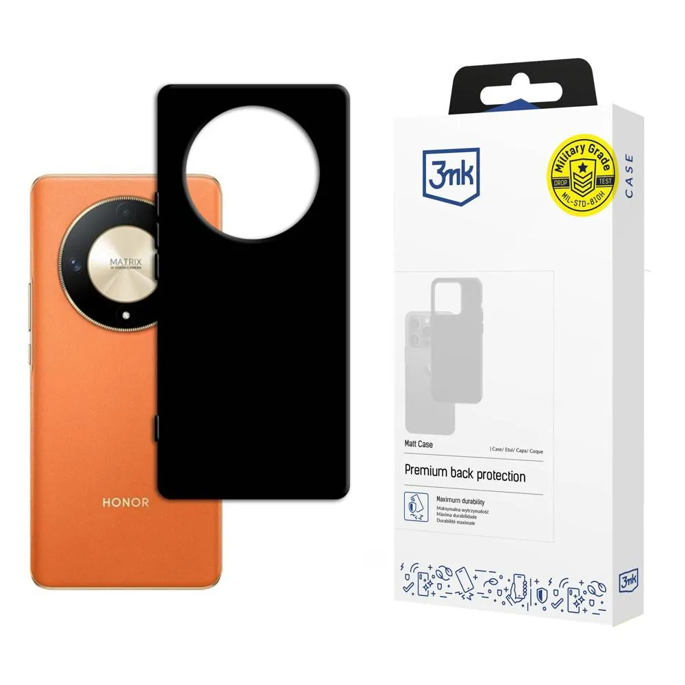 Coque pour Honor Magic6 Lite 5G - 3mk Matt Case Noir