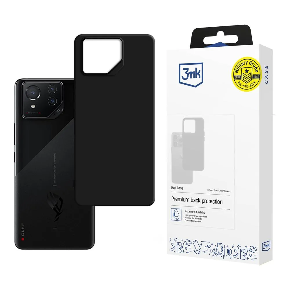 Coque pour Asus ROG Phone 8 - 3mk Matt Case Noir