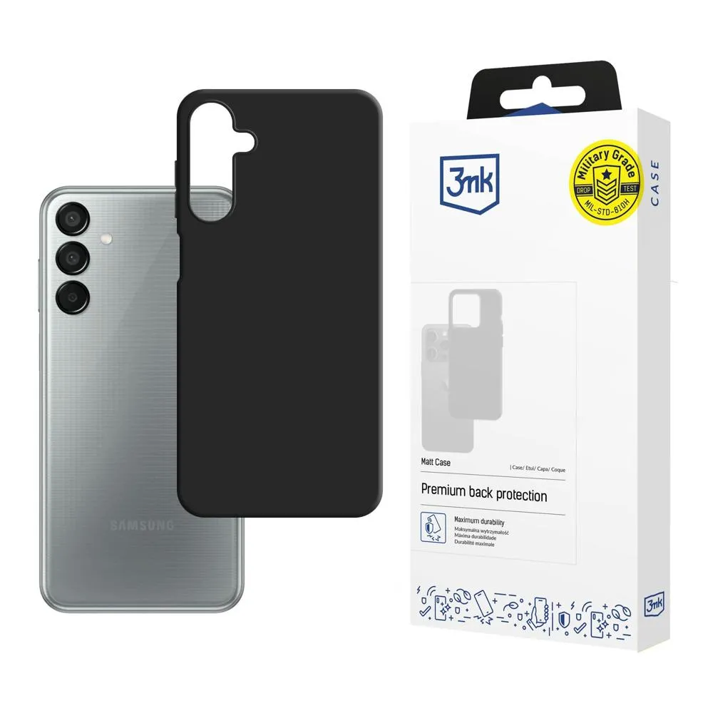 Coque pour Samsung Galaxy M15 5G - 3mk Matt Case Noir