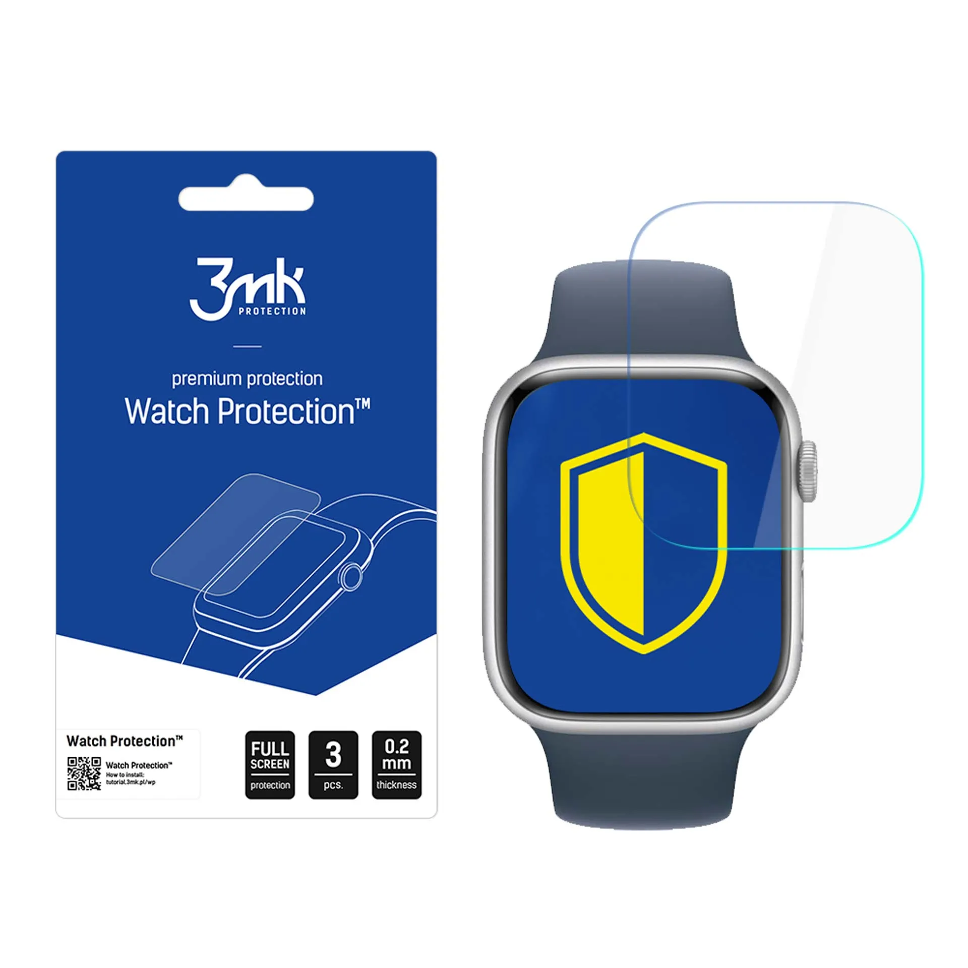 Film de protection pour montre connectée Apple Watch 10 46mm - 3mk Watch Protection