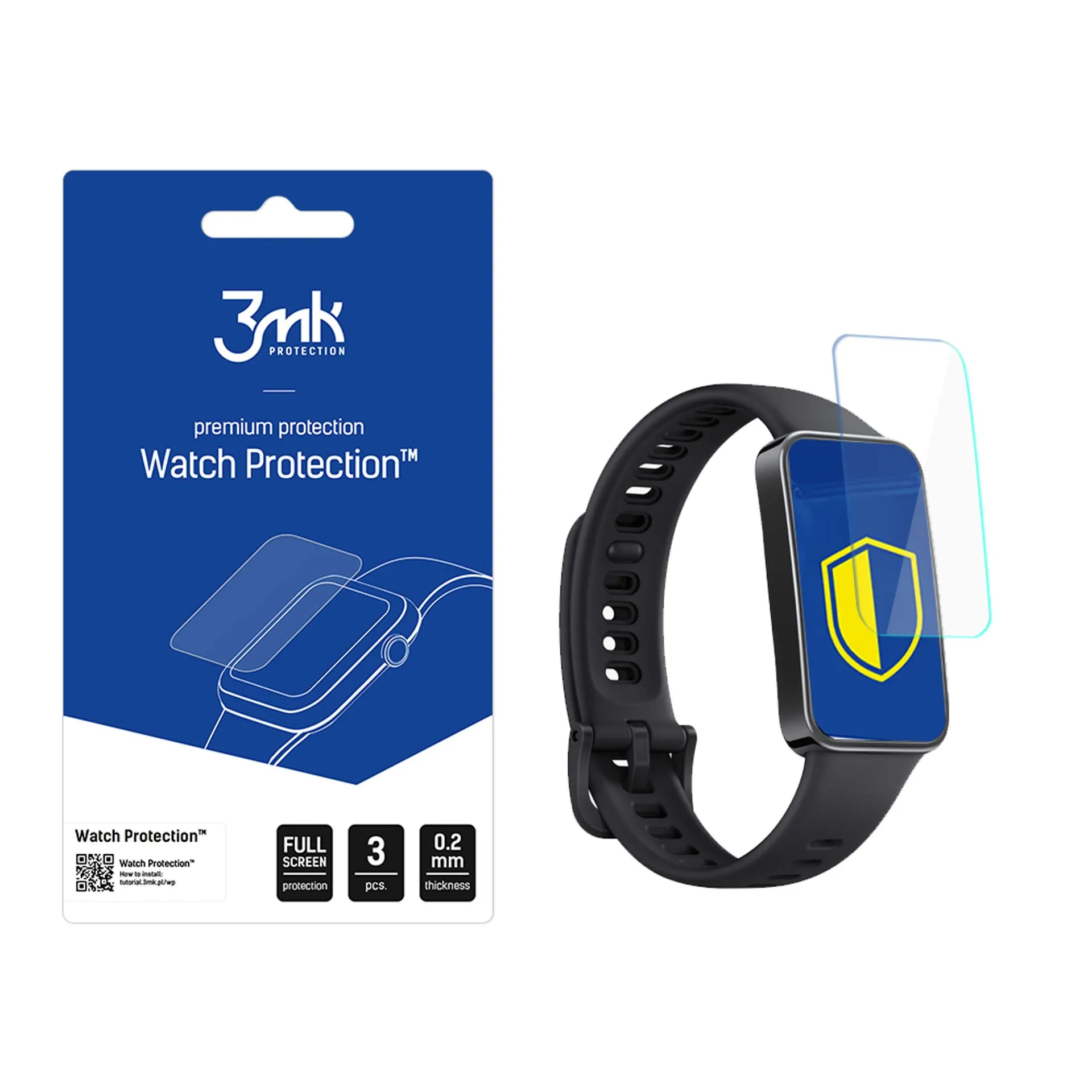 Film de protection pour montre connectée Huawei Band 9 - 3mk Watch Protection