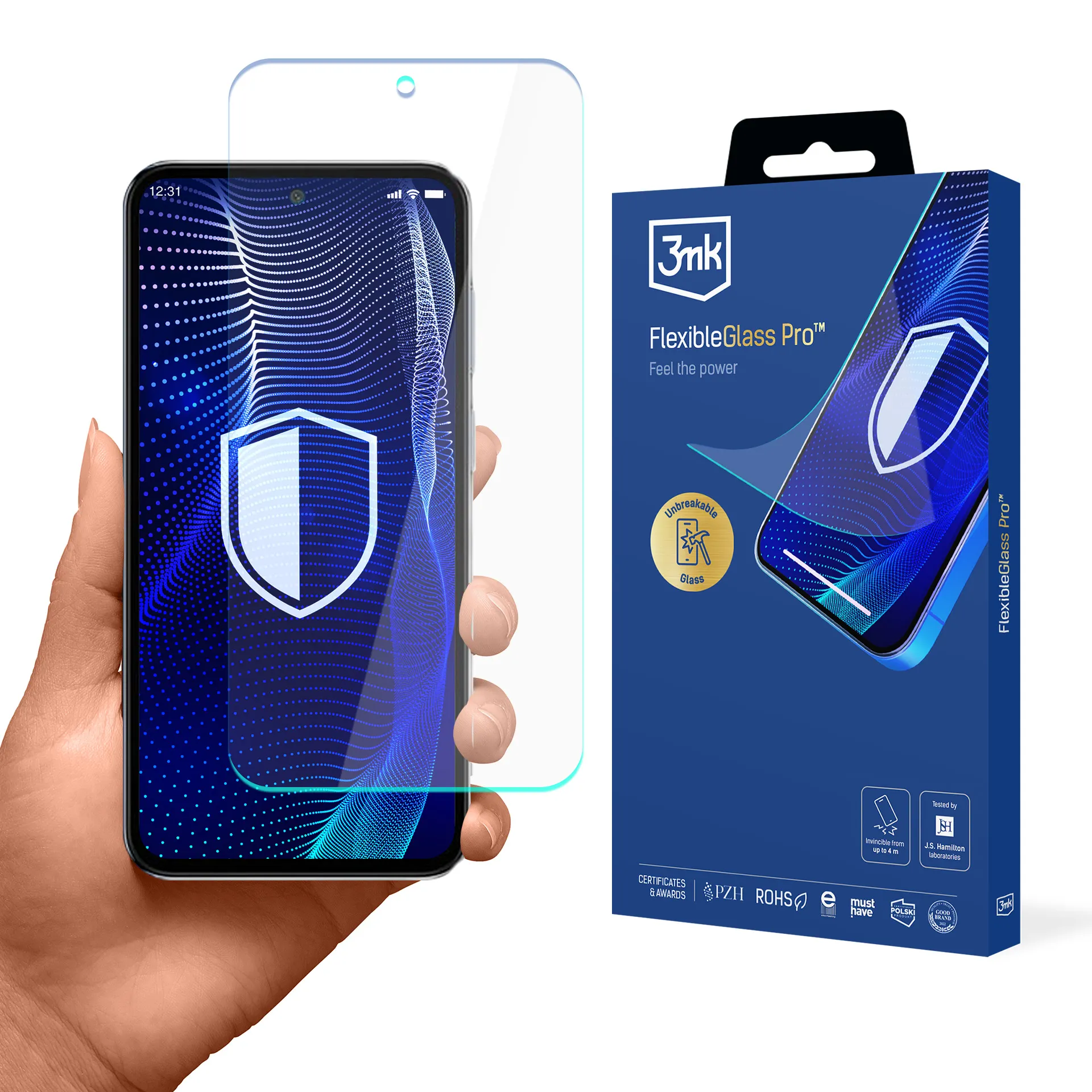 Verre incassable pour Samsung Galaxy M35 - 3mk FlexibleGlass Pro