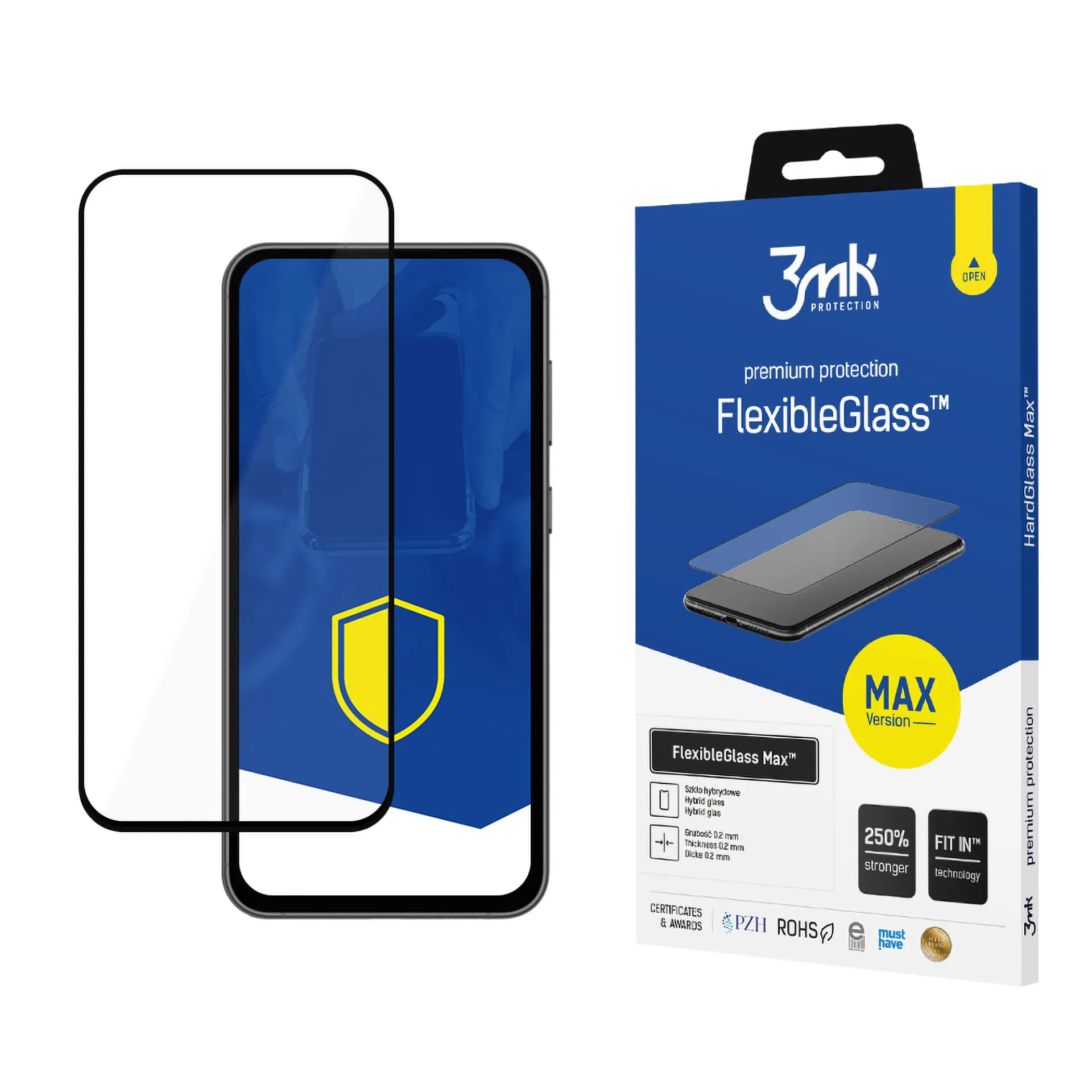 Verre hybride incassable pour Samsung Galaxy S23 FE - 3mk FlexibleGlass Max