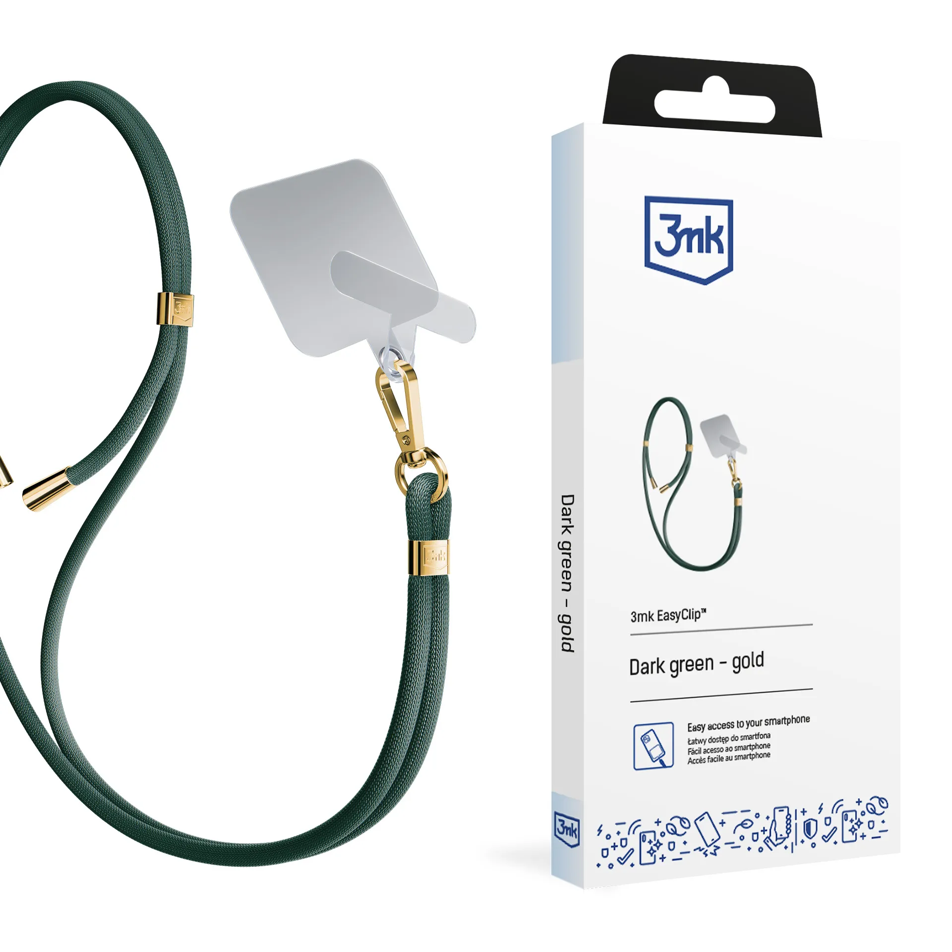 Un tour de cou de téléphone 3mk EasyClip [kolor1] ([kolor2])