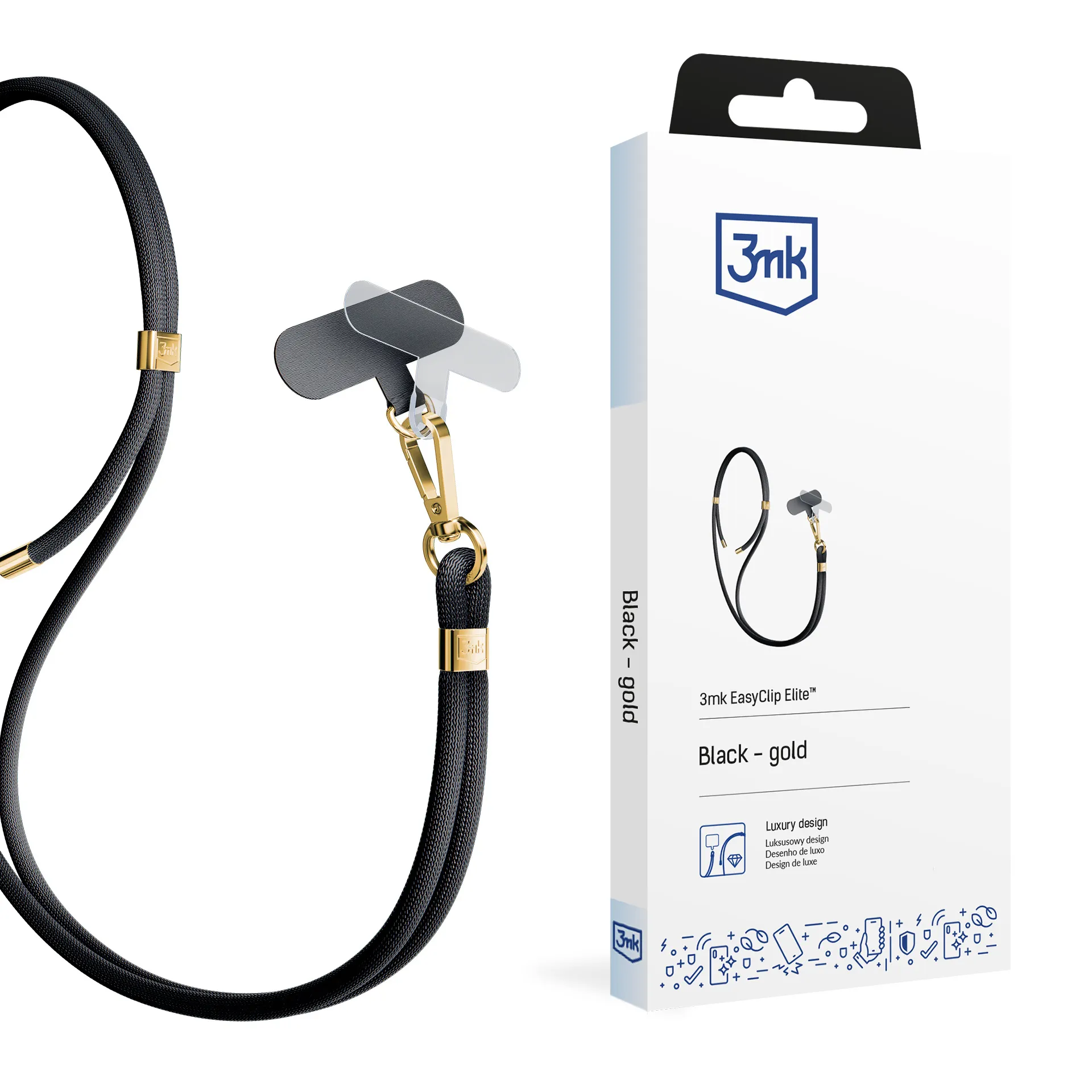 Un tour de cou de téléphone 3mk EasyClip Elite [kolor1] ([kolor2])