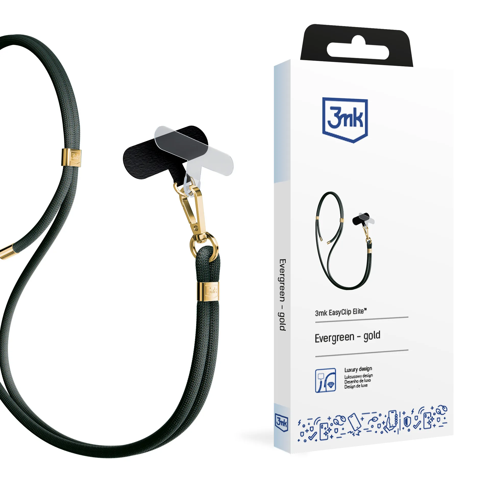 Un tour de cou de téléphone 3mk EasyClip Elite [kolor1] ([kolor2])