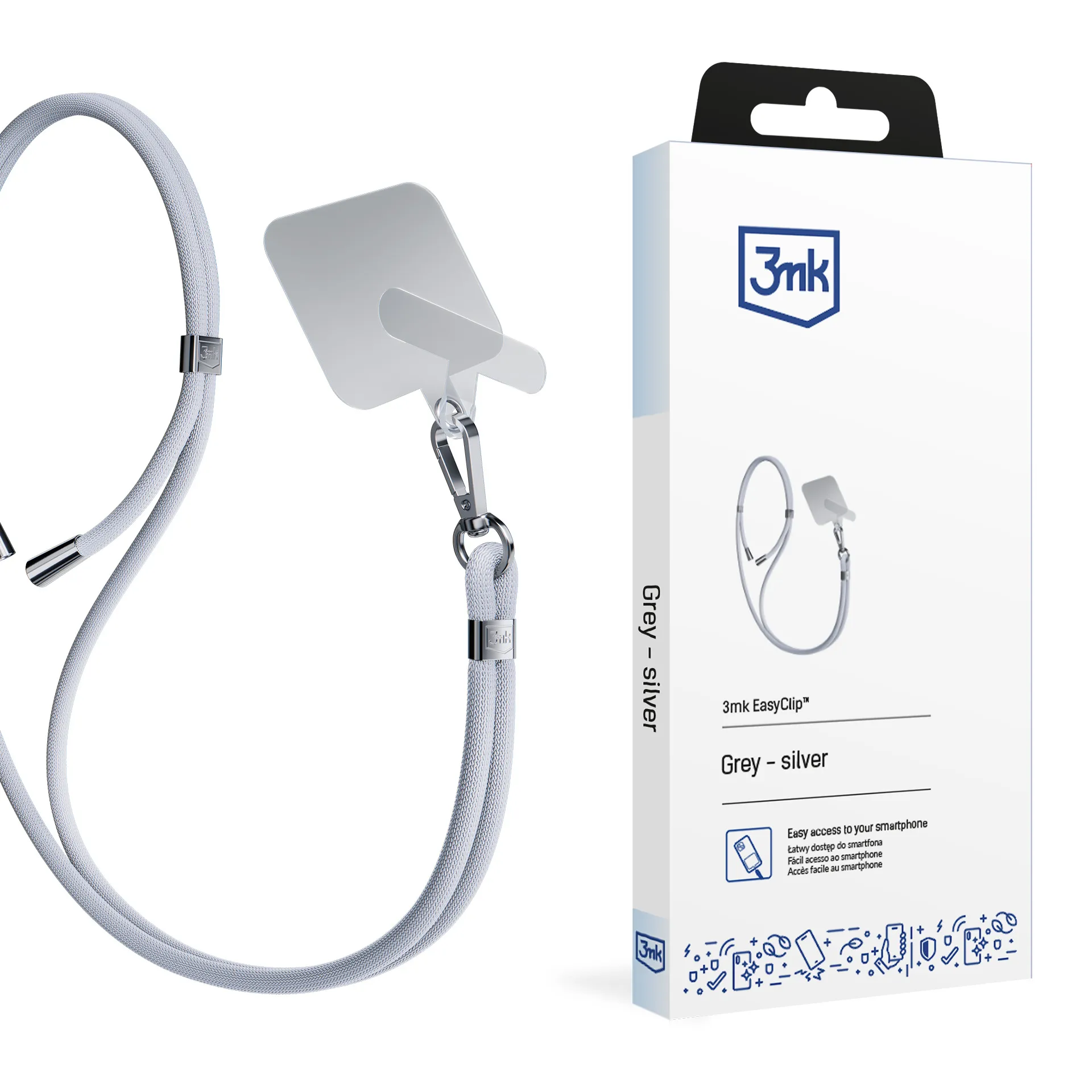 Un tour de cou de téléphone 3mk EasyClip [kolor1] ([kolor2])
