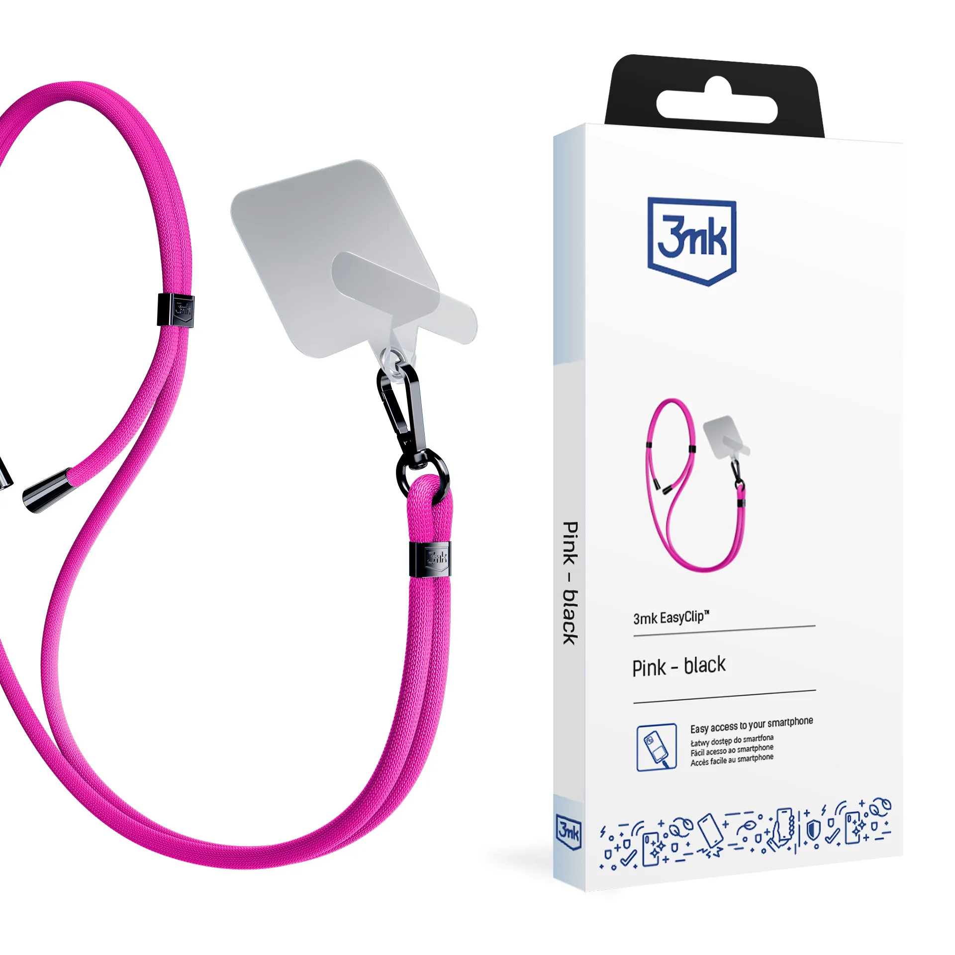 Un tour de cou de téléphone 3mk EasyClip [kolor1] ([kolor2])