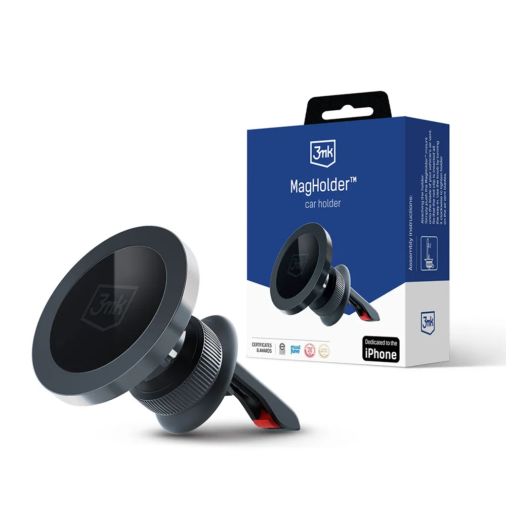 Support magnétique voiture pour iPhone - 3mk MagHolder