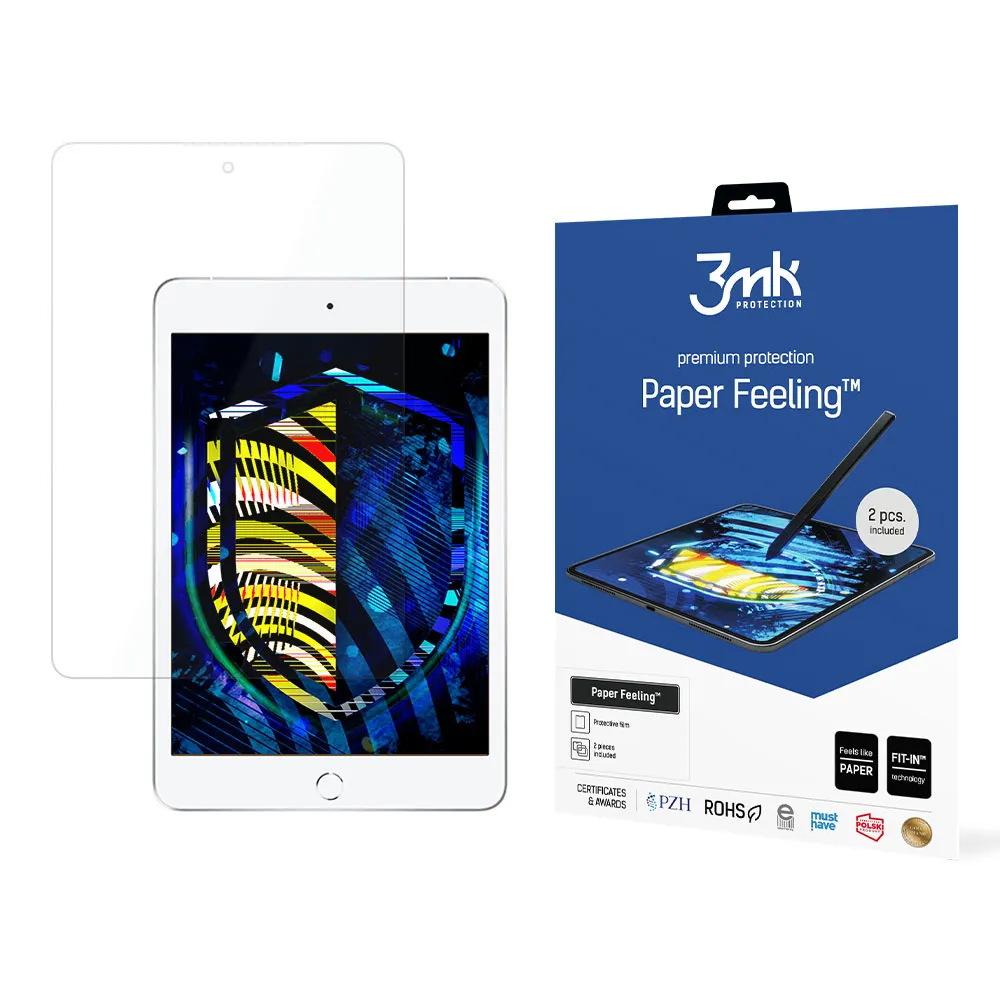 Film de protection pour Apple iPad mini 5 - 3mk Paper Feeling (2 pi?ces)