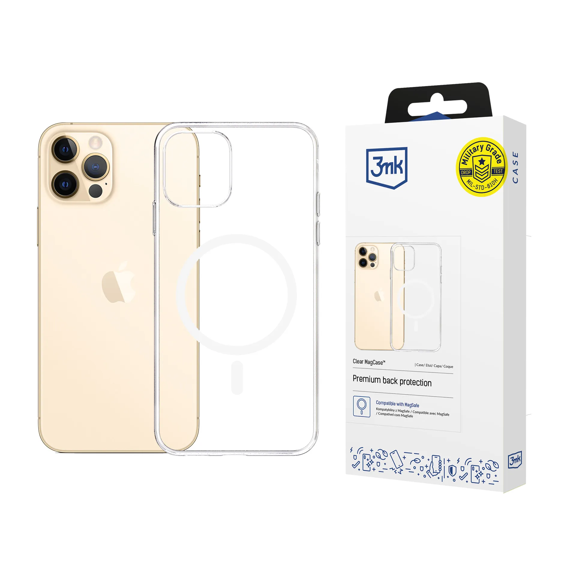 Coque pour Apple iPhone 12 Pro Max - 3mk Clear MagCase