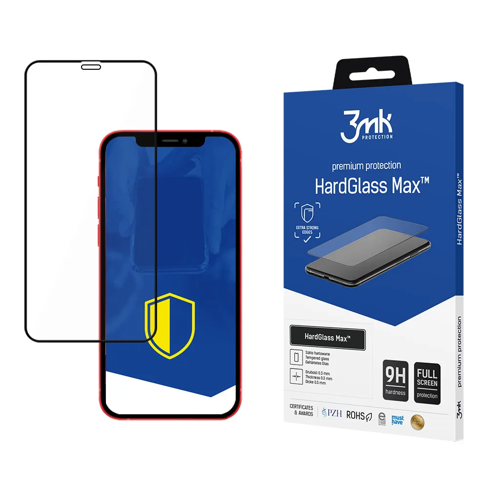 Verre trempé renforcé pour Apple iPhone 12 Pro Max - 3mk HardGlass Max