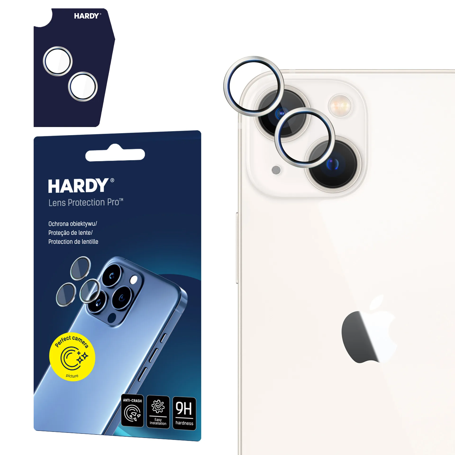 Protection de l'objectif pour Apple iPhone 15 Pro - 3mk HARDY Lens Protection Pro