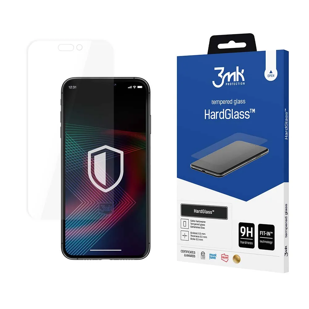 Verre trempé pour Apple iPhone 14 Pro - 3mk HardGlass