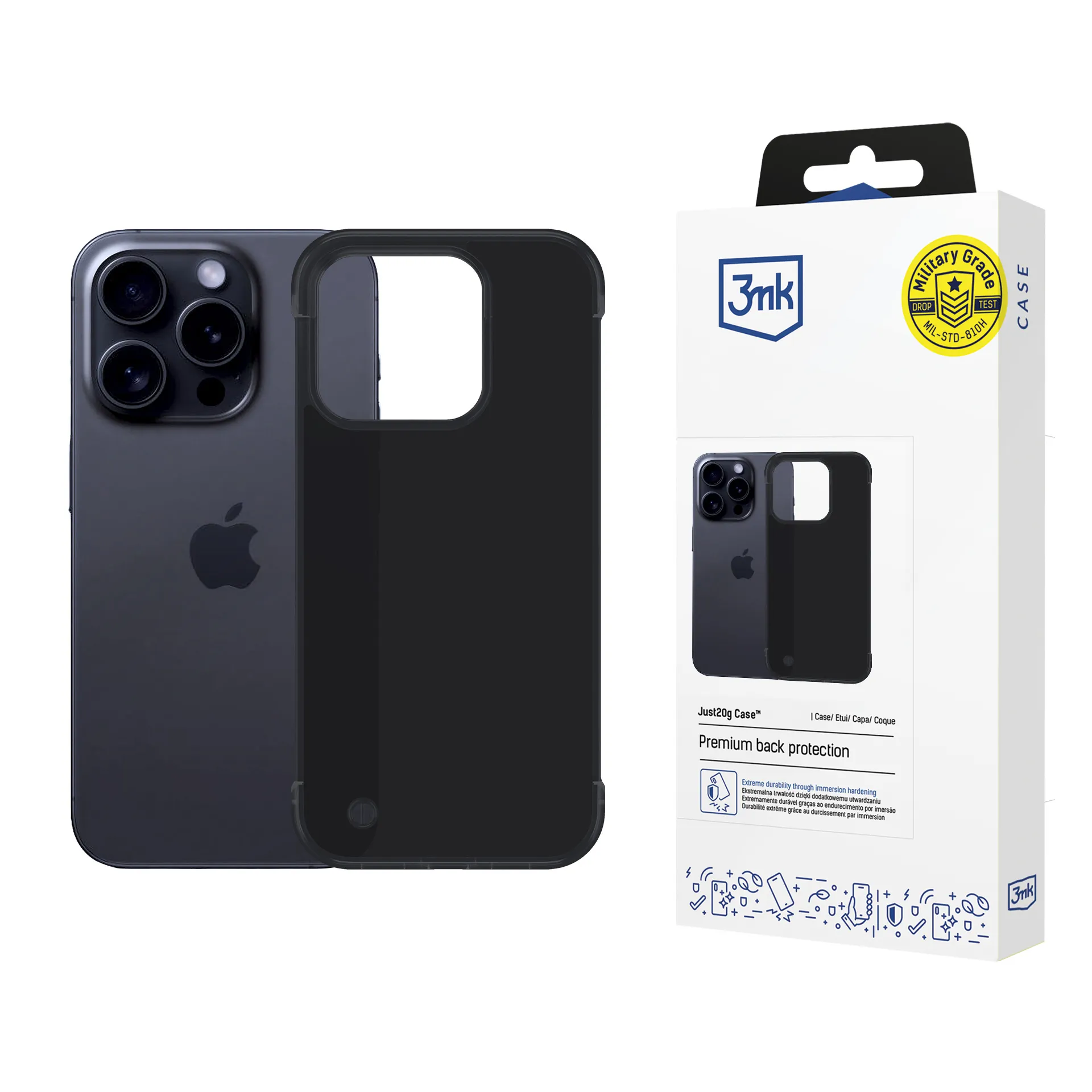 Coque ultra leg?re pour Apple iPhone 14 Pro - 3mk Just20g Matt Case