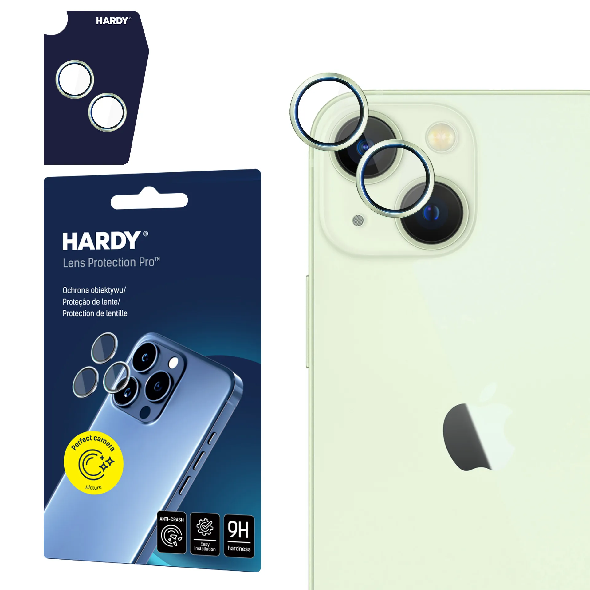 Protection de l'objectif pour Apple iPhone 15 Pro - 3mk HARDY Lens Protection Pro