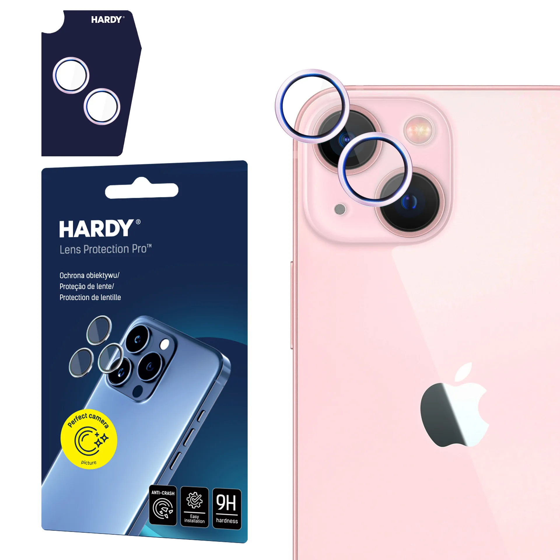 Protection de l'objectif pour Apple iPhone 15 Pro - 3mk HARDY Lens Protection Pro