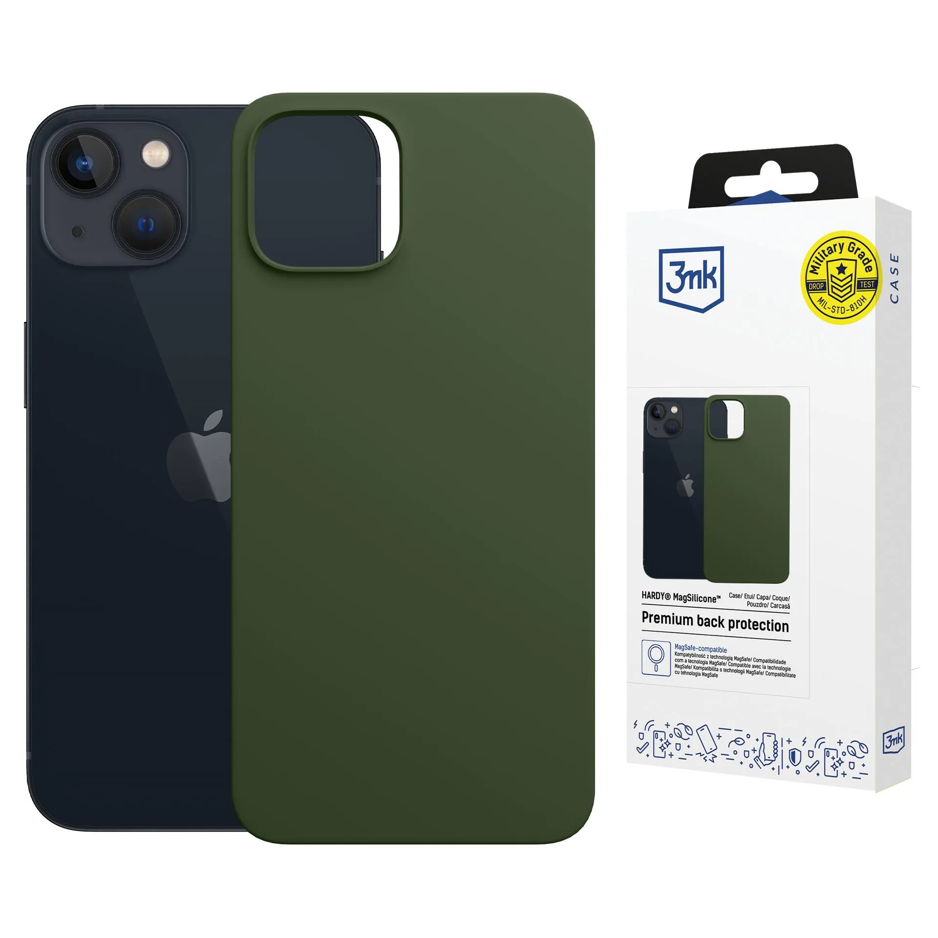 Étui pour [modèle] - 3mk Hardy MagSilicone Vert Alpin