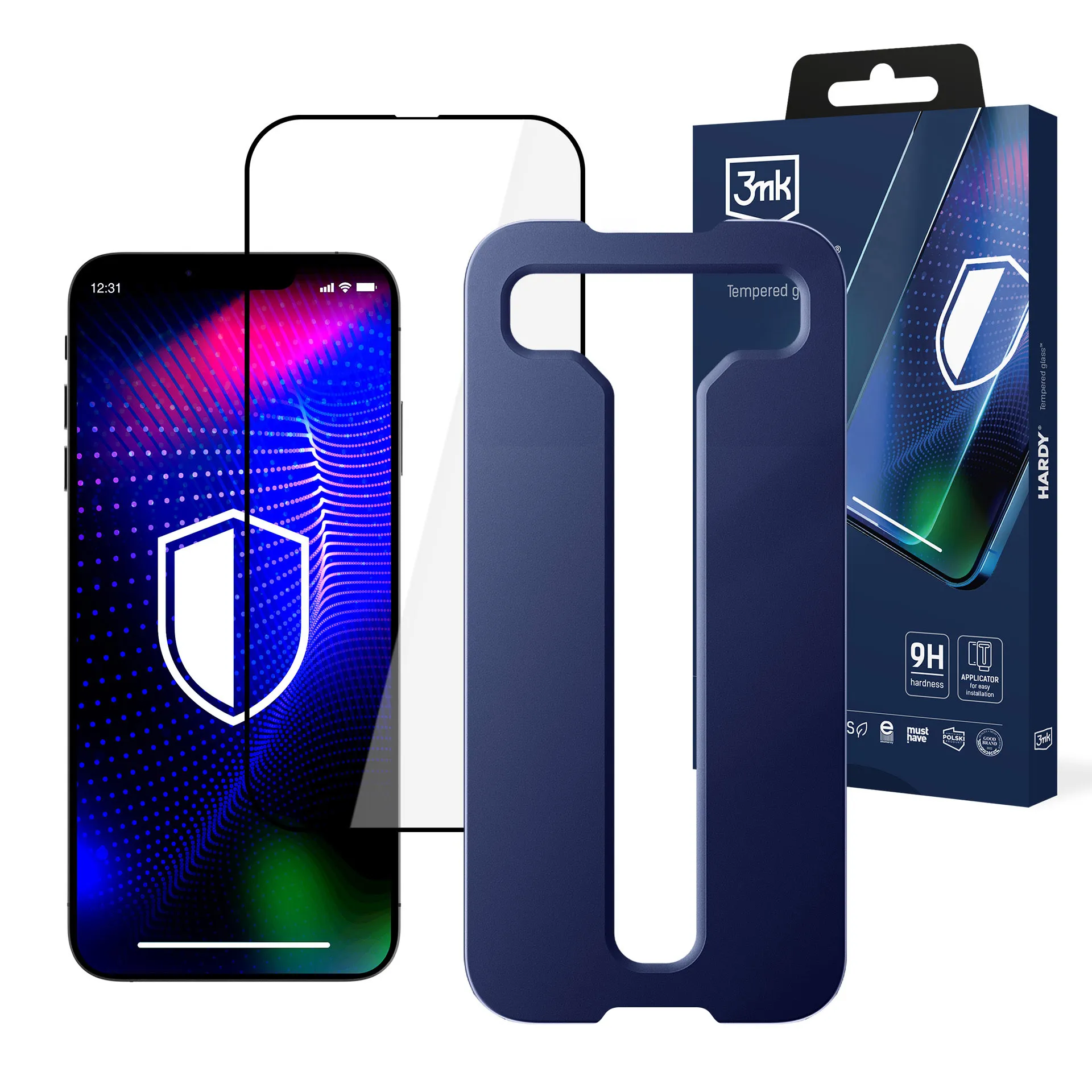 Verre trempé super dur pour Apple iPhone 15 - 3mk Hardy Tempered Glass