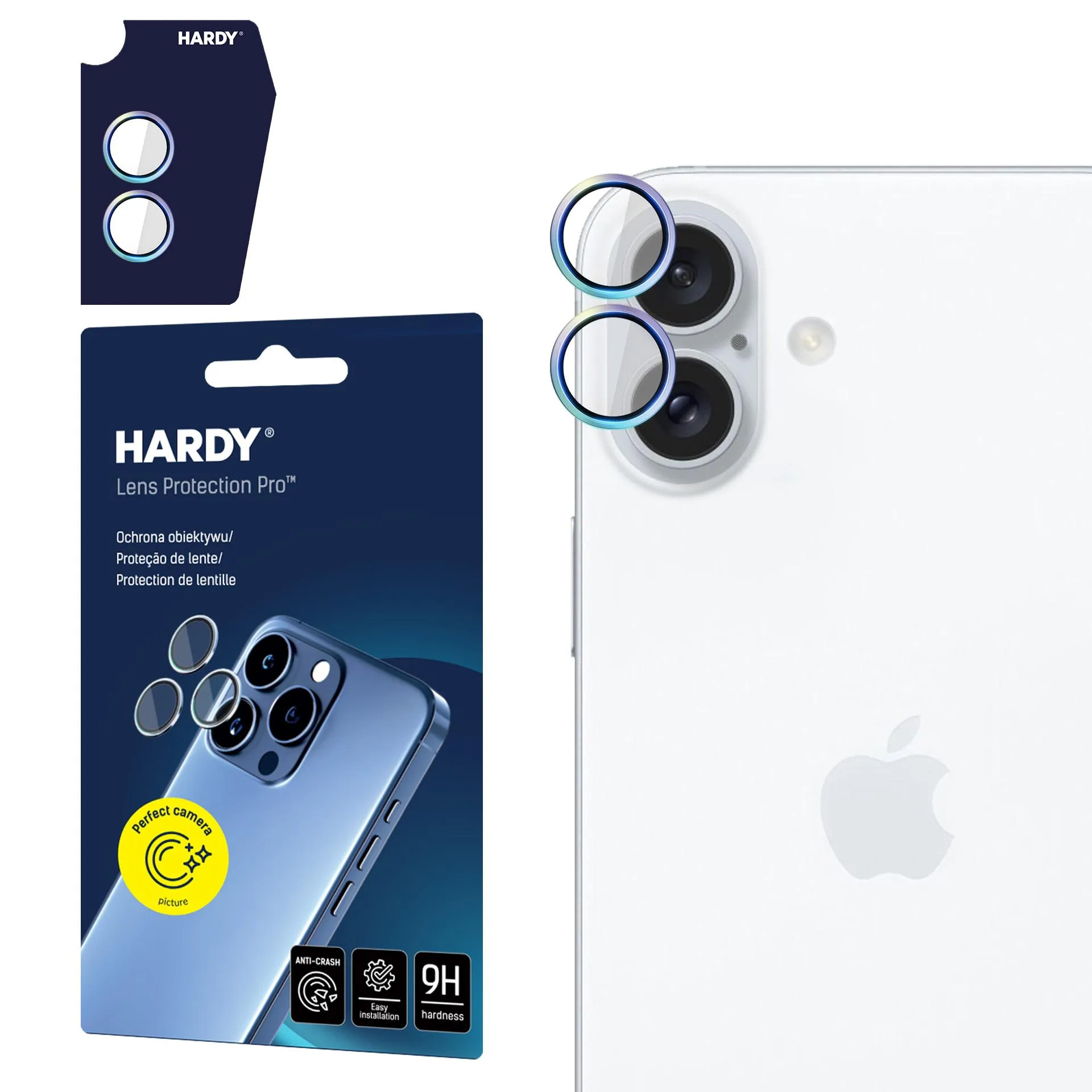 Protection de l'objectif pour Apple iPhone 15 Pro - 3mk HARDY Lens Protection Pro