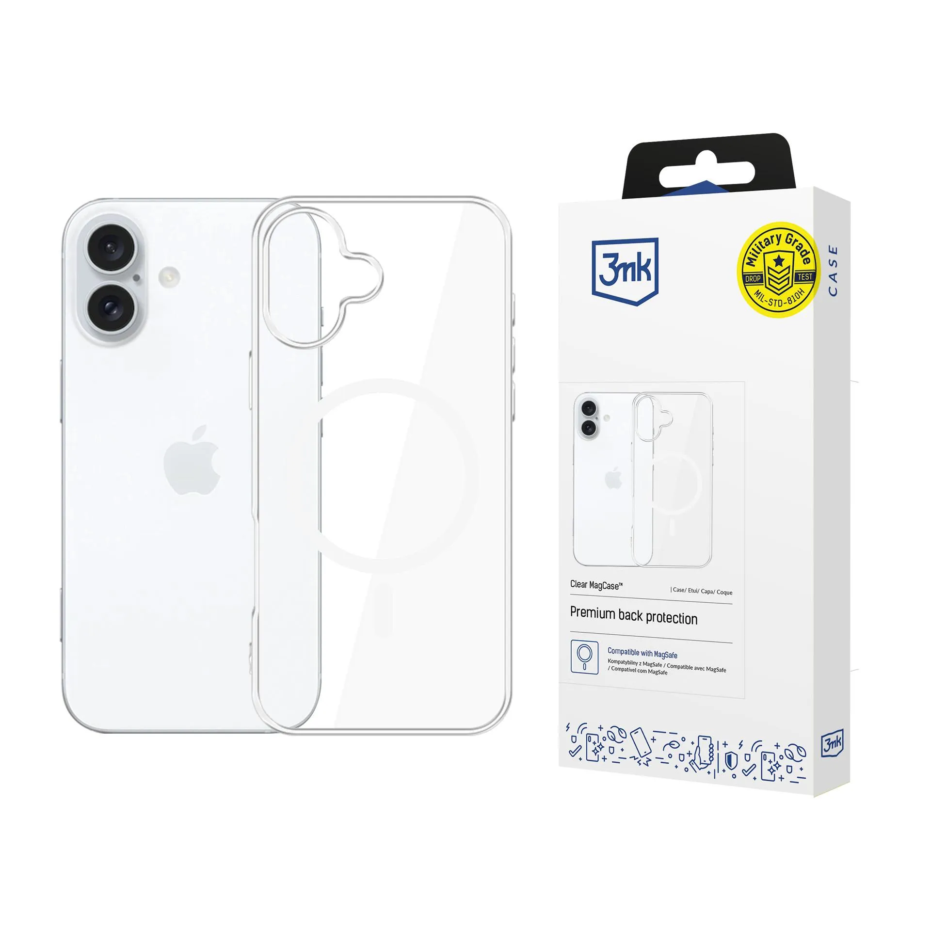 Coque pour Apple iPhone 16 - 3mk Clear MagCase