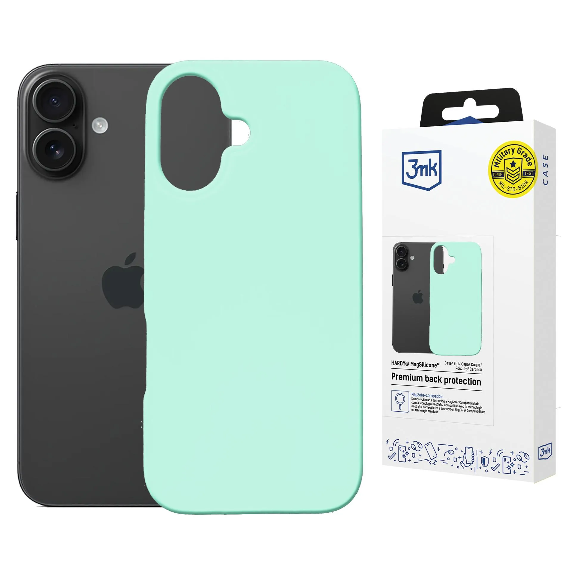 Étui pour [modèle] - 3mk Hardy MagSilicone Teal