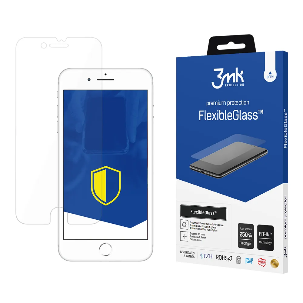 Verre hybride incassable sur Apple iPhone 8 - 3mk FlexibleGlass™