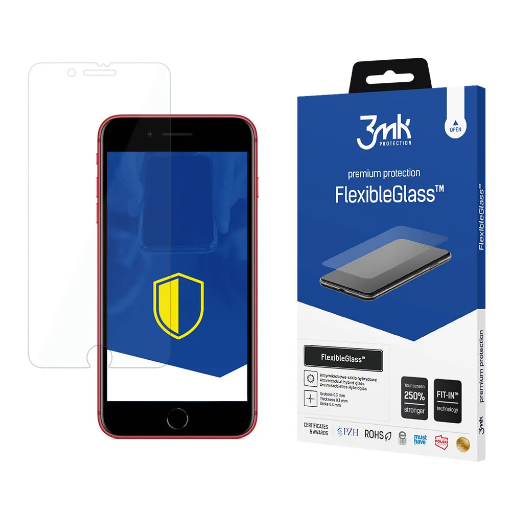 Verre hybride incassable sur Apple iPhone 8 Plus - 3mk FlexibleGlass™
