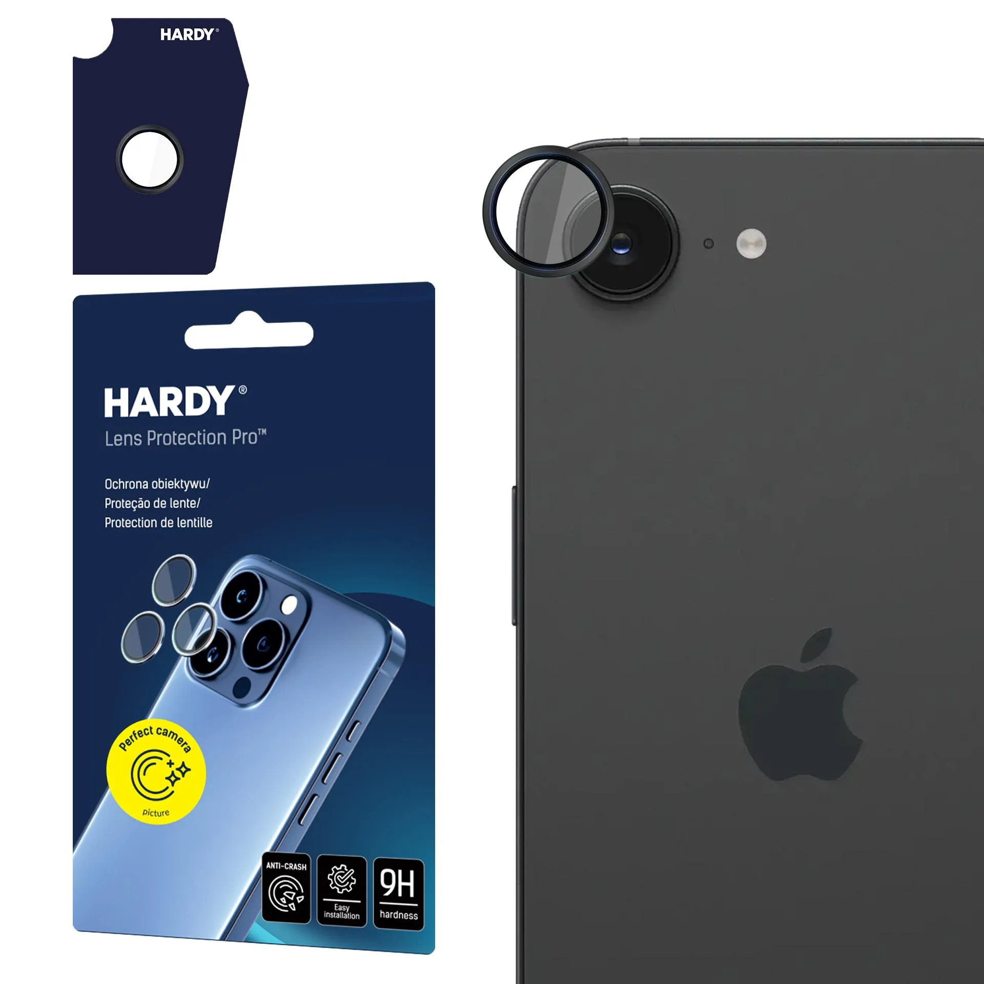 Protection de l'objectif pour Apple iPhone 15 Pro - 3mk HARDY Lens Protection Pro