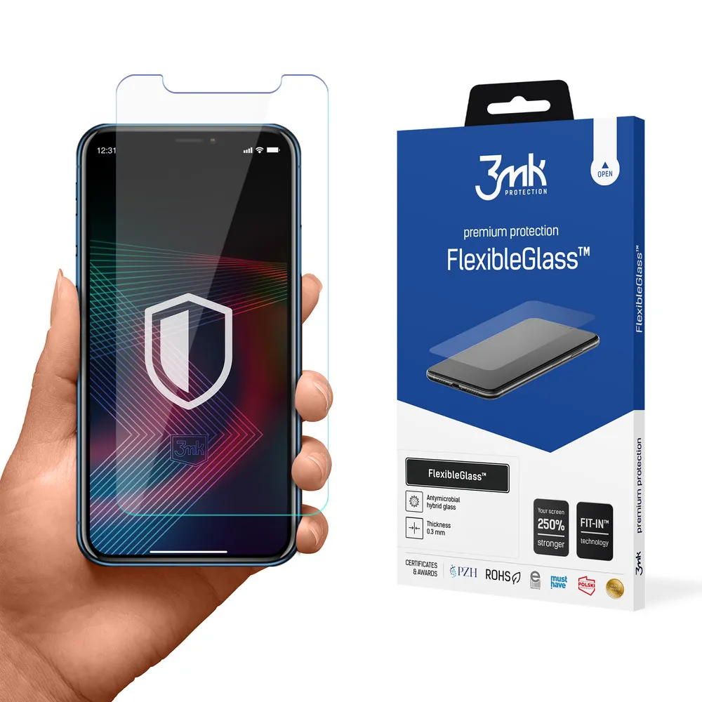Verre hybride incassable sur Apple iPhone Xr - 3mk FlexibleGlass™