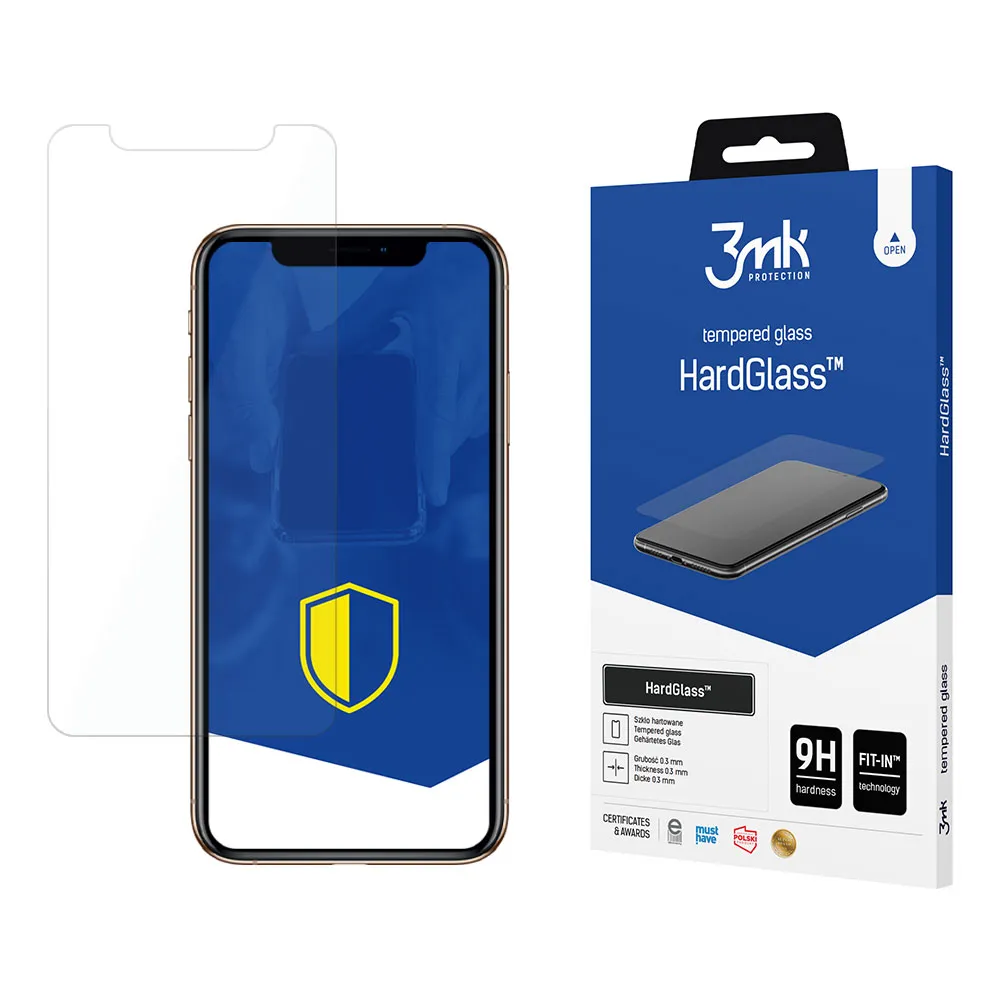 Verre trempé pour Apple iPhone XS Max/11 Pro Max - 3mk HardGlass