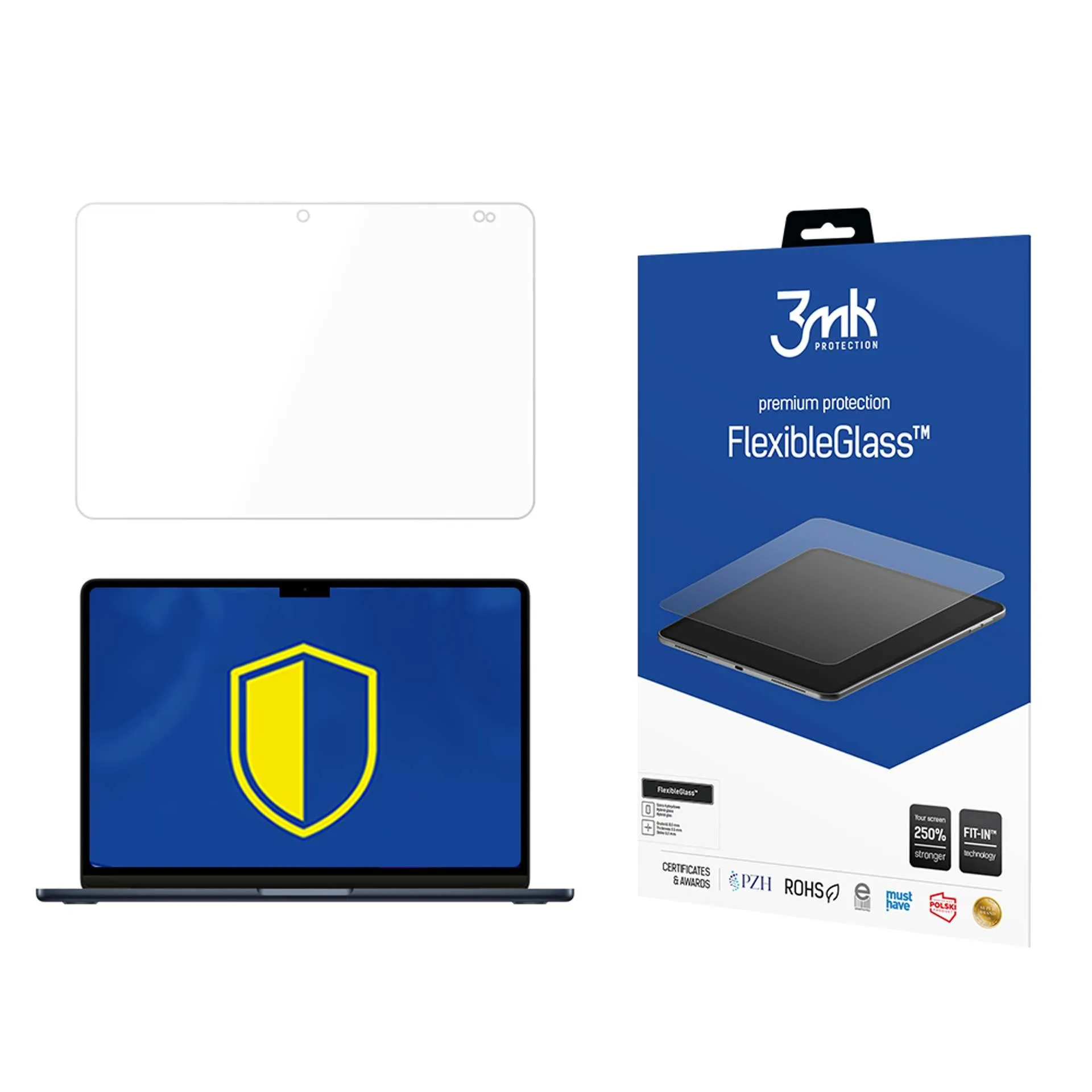 Verre hybride incassable pour Apple MacBook Air 13,6