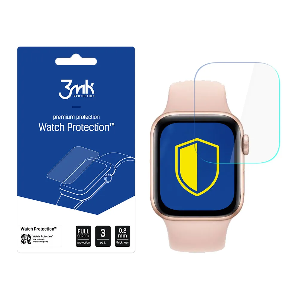 Film de protection pour montre connectée Apple Watch 4 44mm  - 3mk Watch Protection