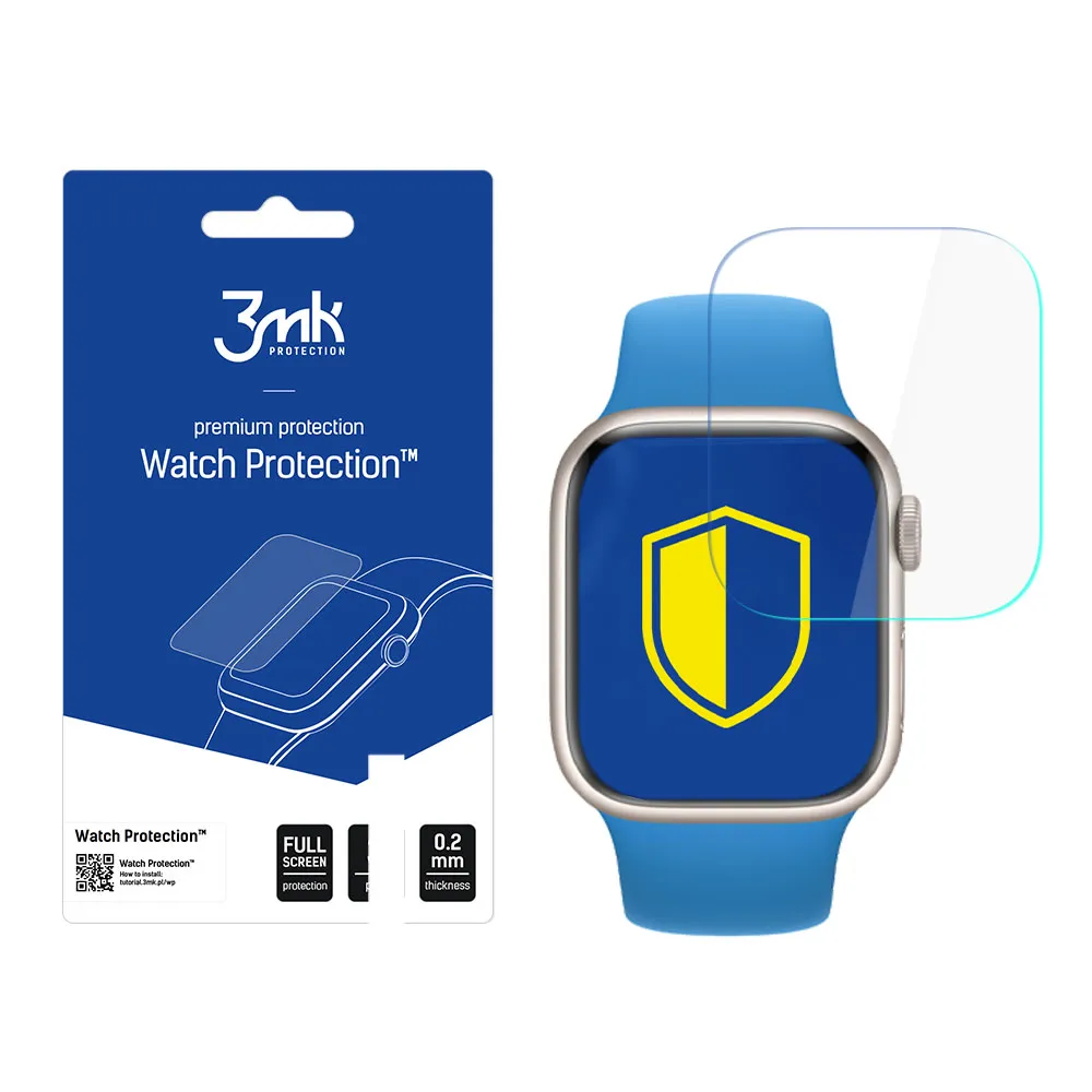 Film de protection pour montre connectée Apple Watch 7 41mm - 3mk Watch Protection
