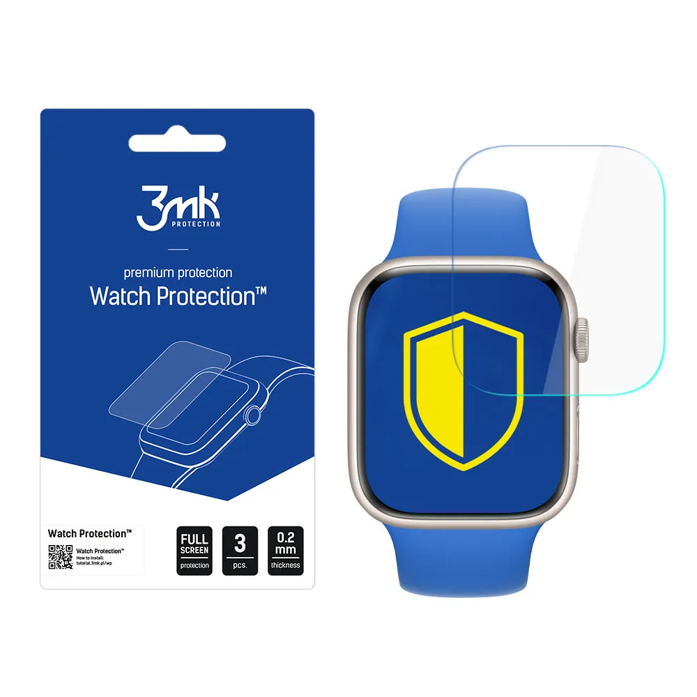Film de protection pour montre connectée Apple Watch 7 45mm - 3mk Watch Protection