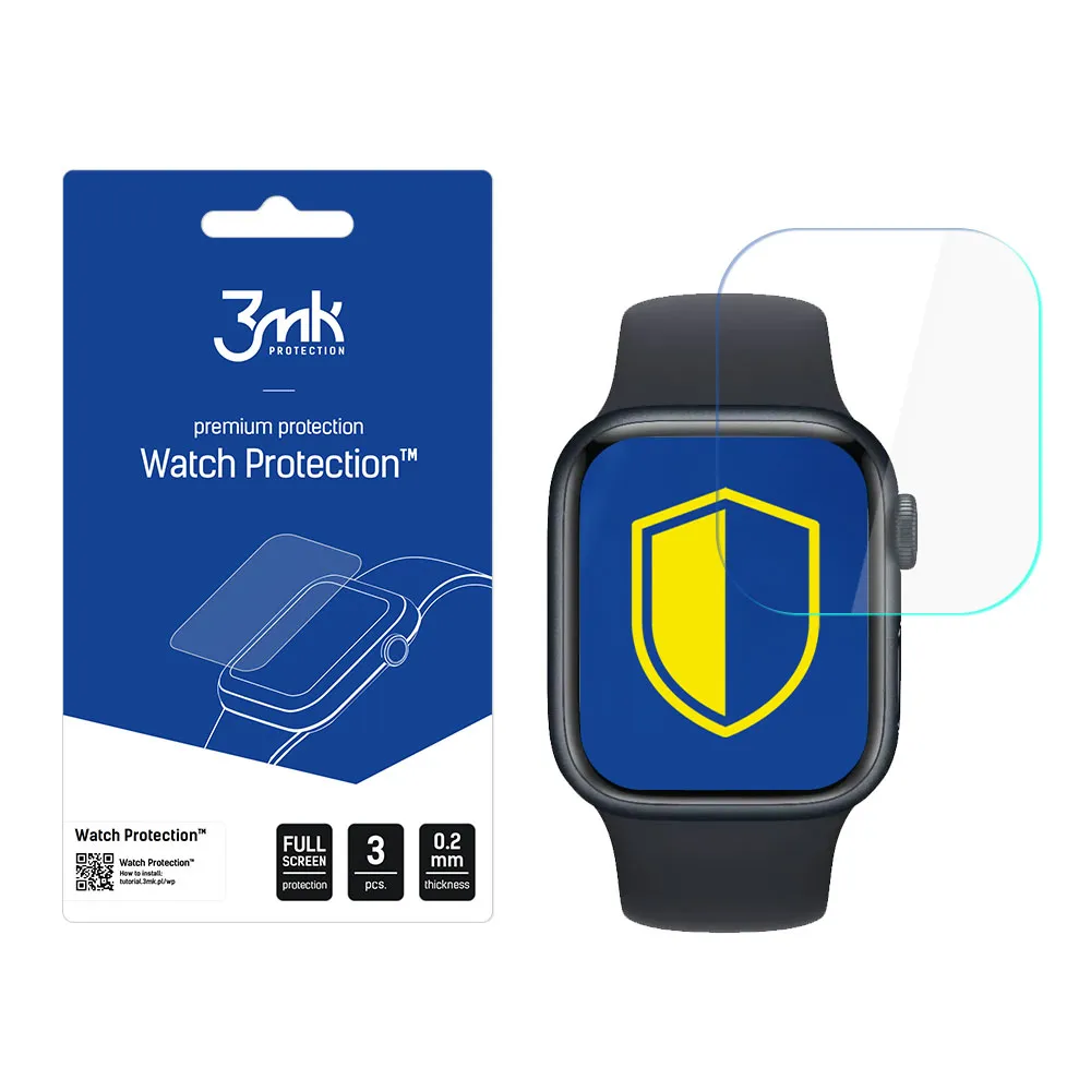 Film de protection pour montre connectée Apple Watch 9 41mm - 3mk Watch Protection