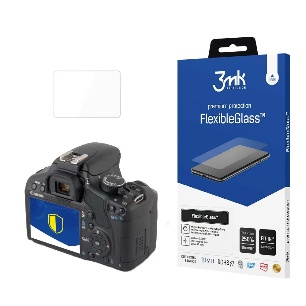 Verre hybride anti-casse pour Canon EOS 450D - 3mk FlexibleGlass™