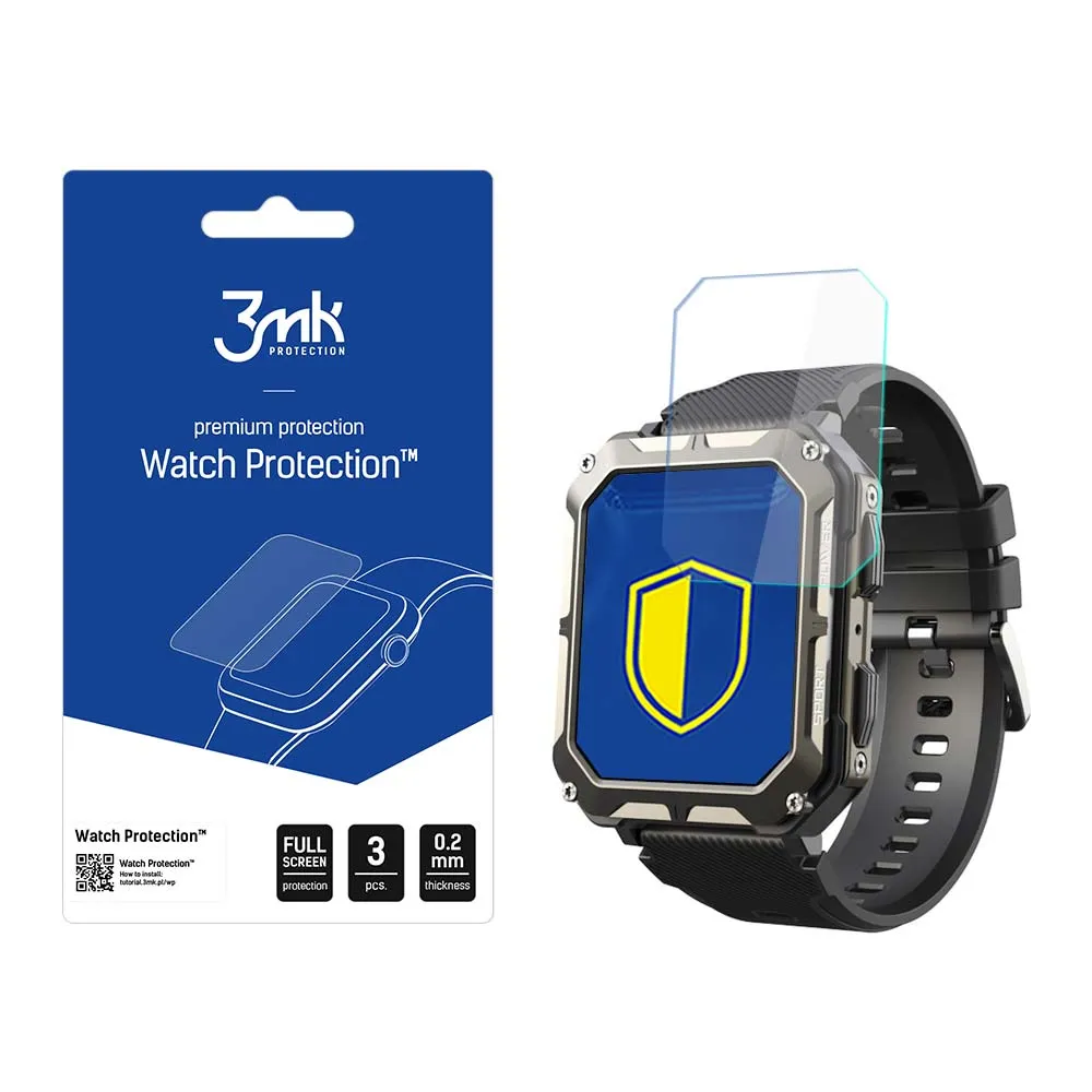 Verre de protection pour montre connectée Cubot C20 Pro - 3mk Watch Protection