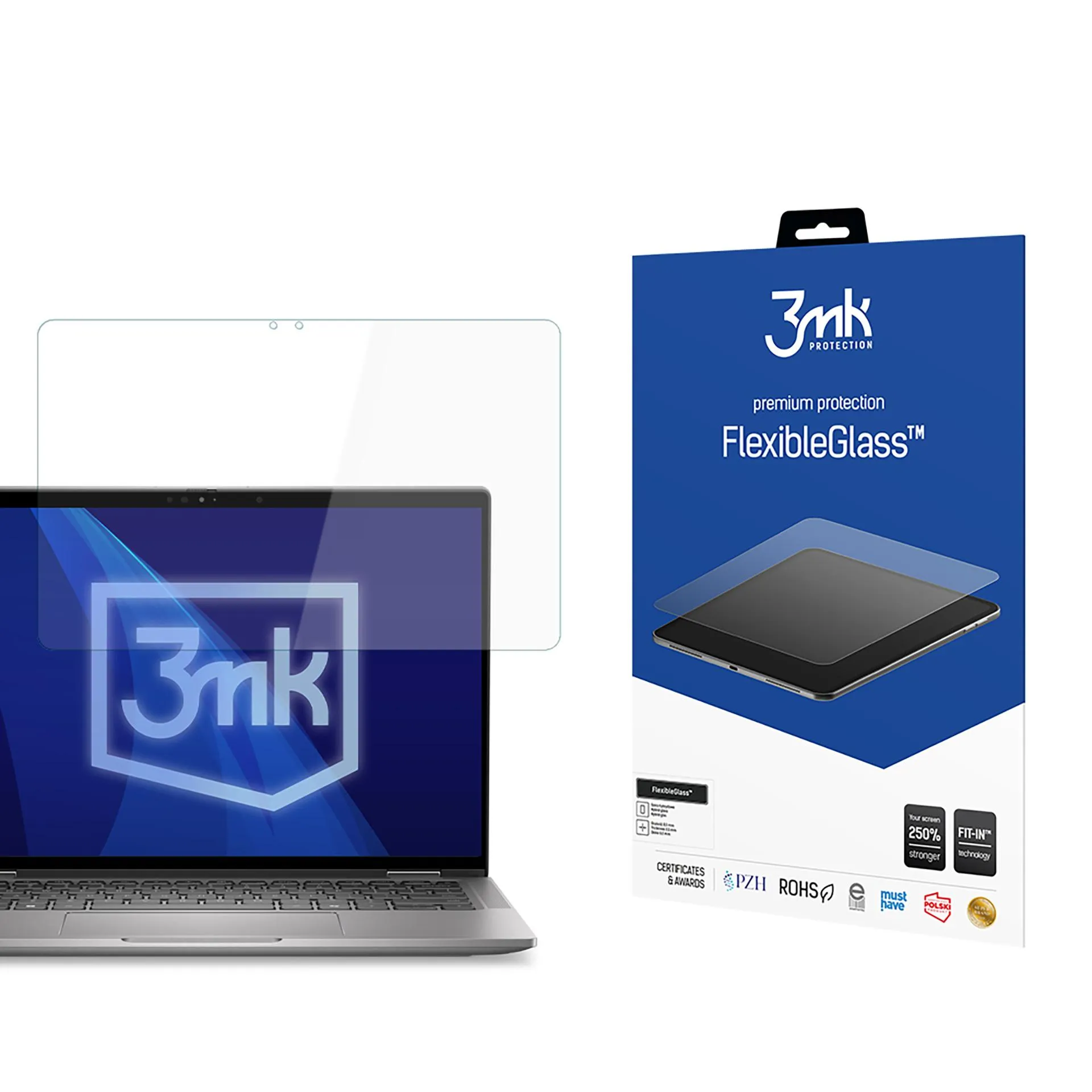 Verre hybride incassable pour Dell Latitude 7350 - 3mk FlexibleGlass