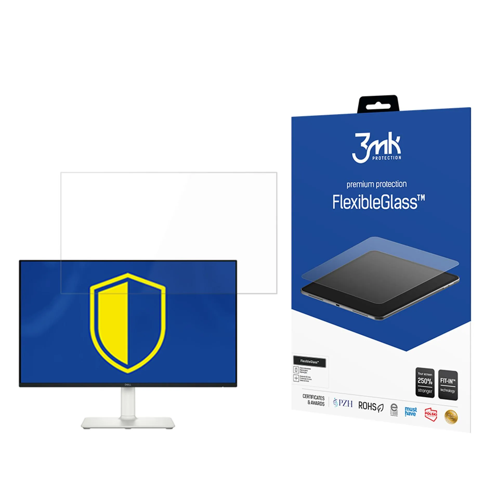 Verre hybride incassable pour Dell S2425HS - 3mk FlexibleGlass