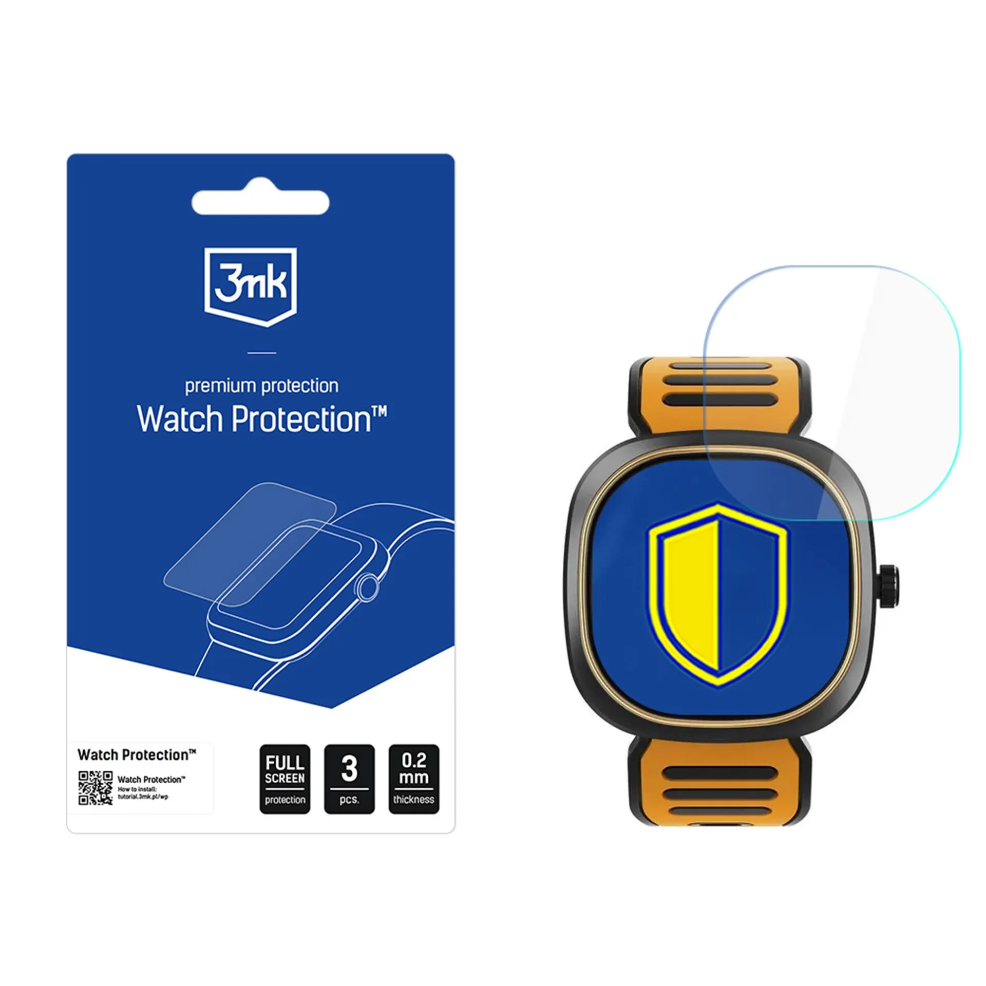 Film de protection pour montre connectée Doogee D11 - 3mk Watch Protection