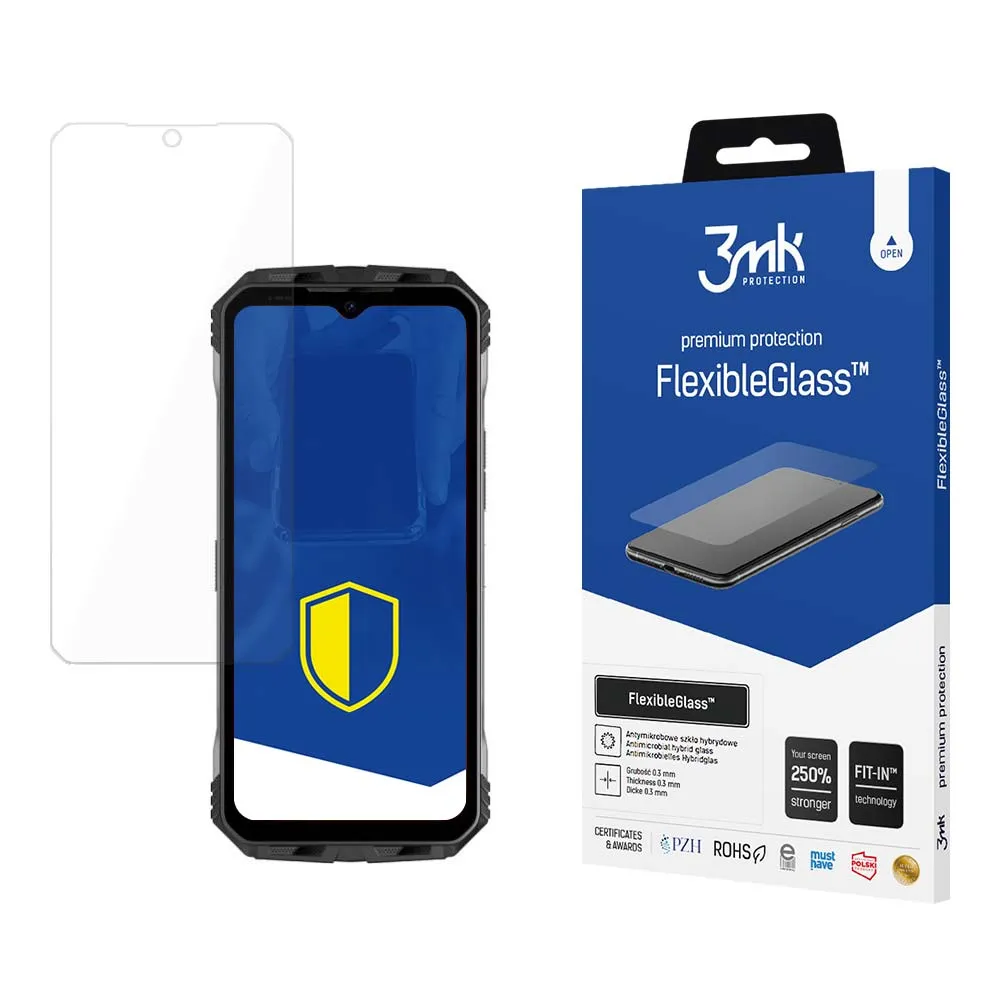 Verre hybride anti-casse pour Doogee V Max - 3mk FlexibleGlass™