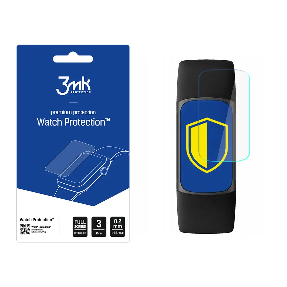Film de protection pour montre connectée FitBit Charge 5 - 3mk Watch Protection