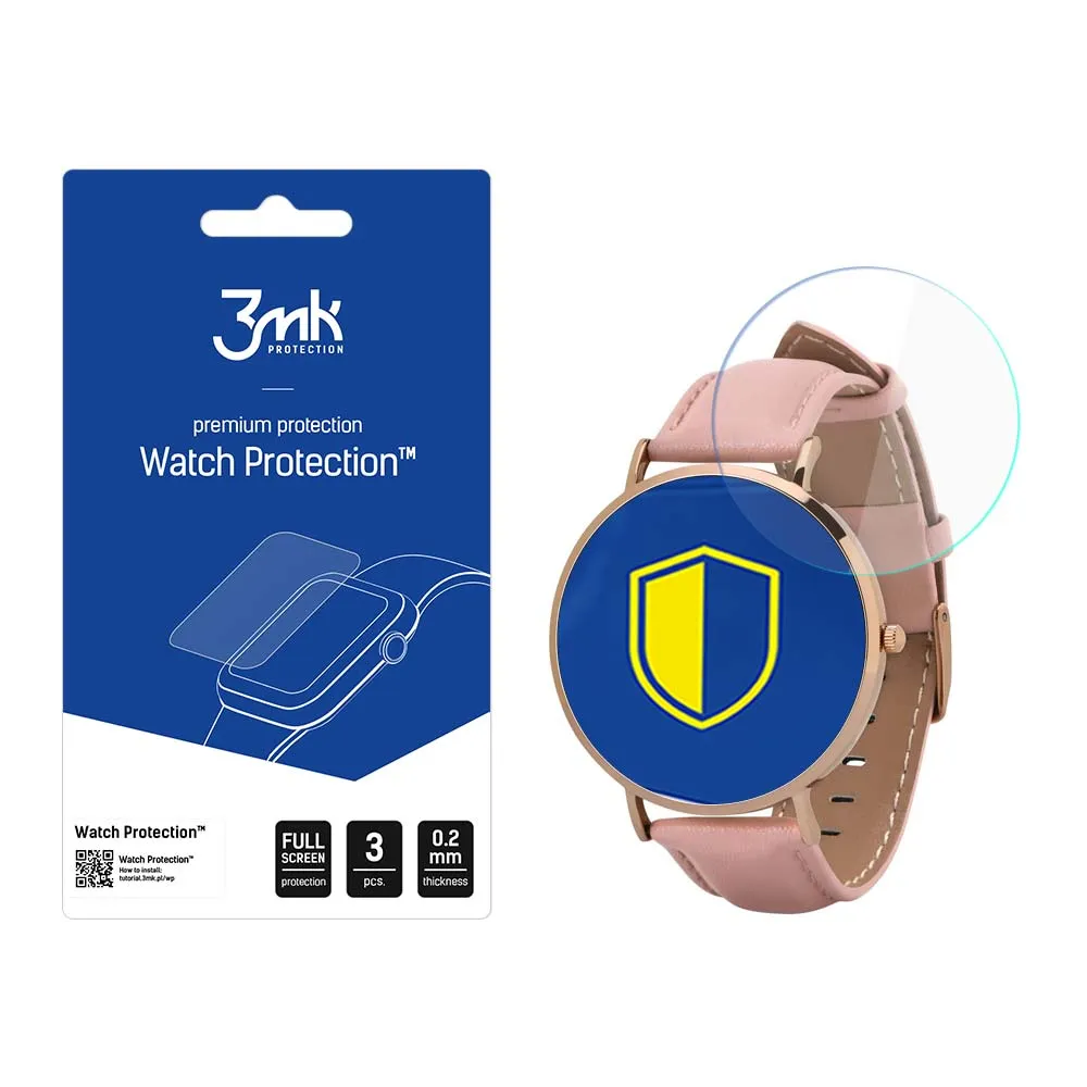 Verre de protection pour montre connectée Garett Verona - 3mk Watch Protection
