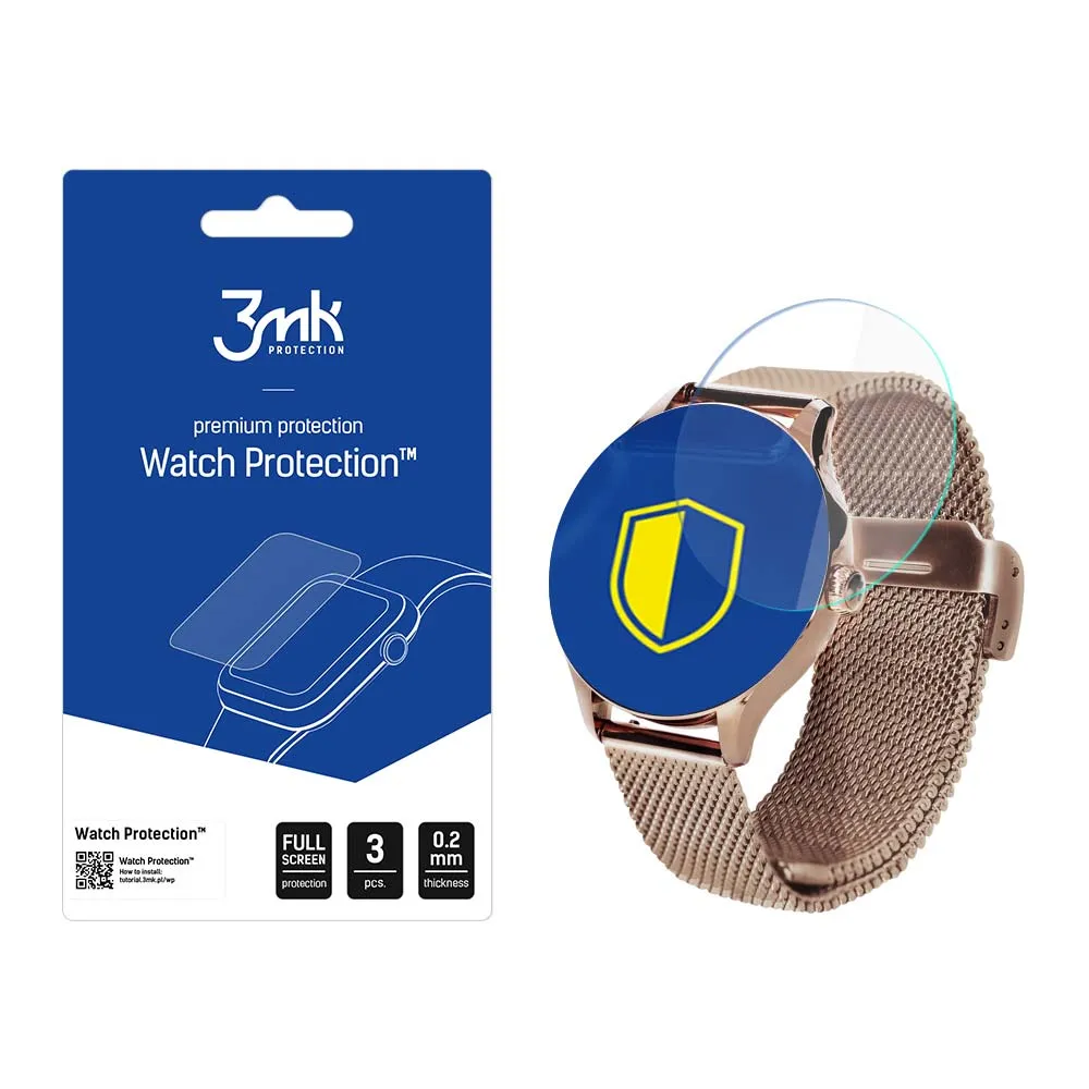 Verre de protection pour montre connectée Garett Viva - 3mk Watch Protection