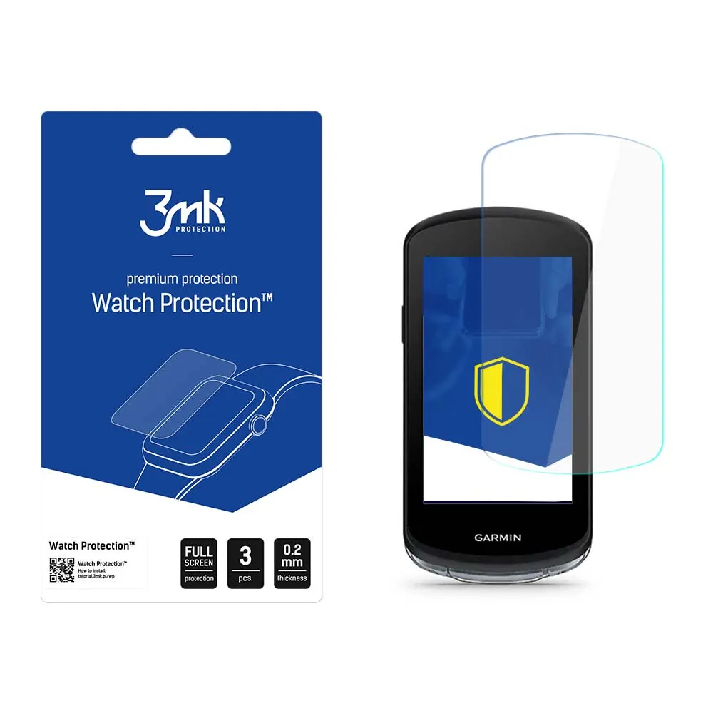 Verre de protection pour montre connectée Garmin Edge 1040 - 3mk Watch Protection